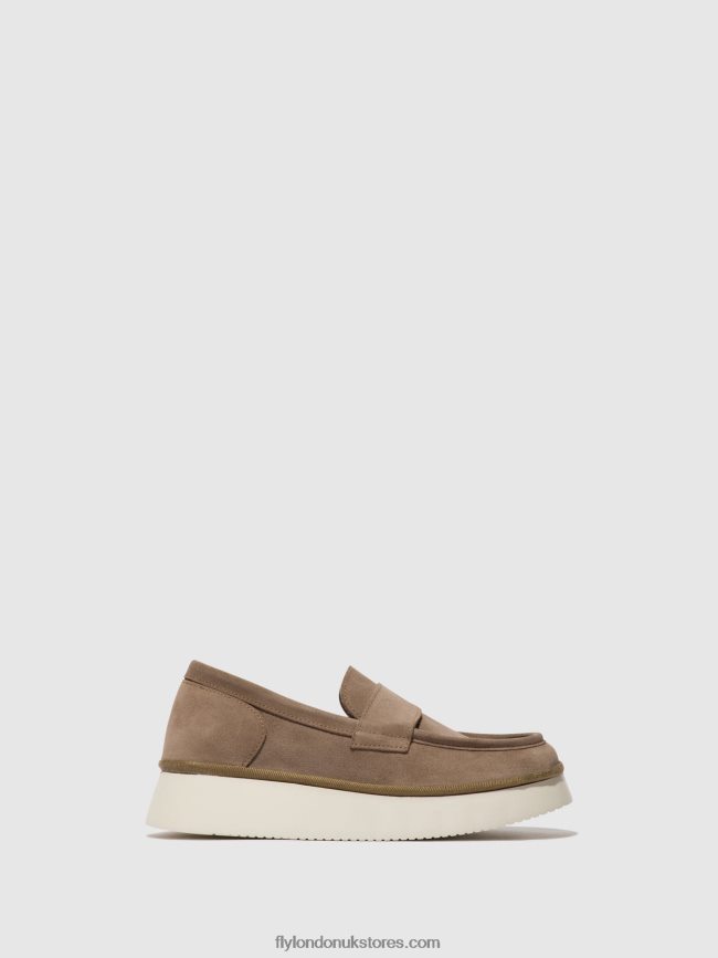 Slip-on Shoes COAF418 Women Fly London 4V24RT641 STONE