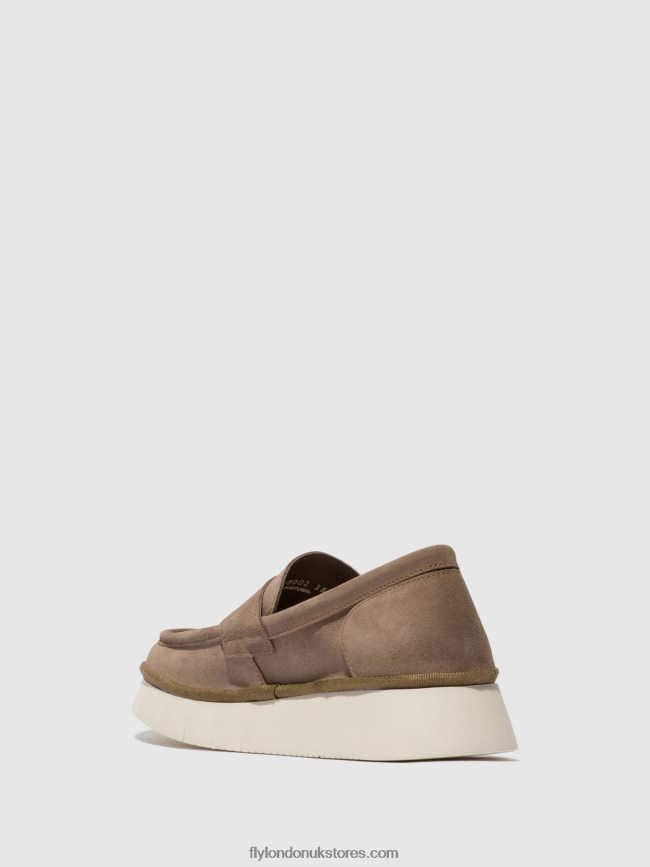 Slip-on Shoes COAF418 Women Fly London 4V24RT641 STONE