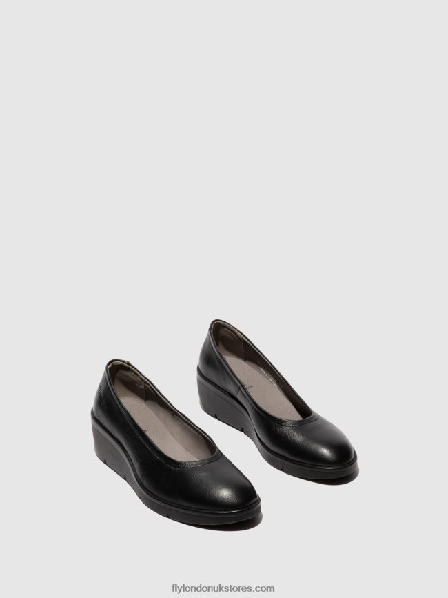 Slip-on Shoes NUMA570 Women Fly London 4V24RT618 MOUSSE BLACK