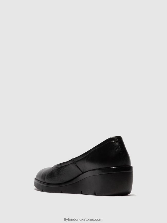 Slip-on Shoes NUMA570 Women Fly London 4V24RT618 MOUSSE BLACK