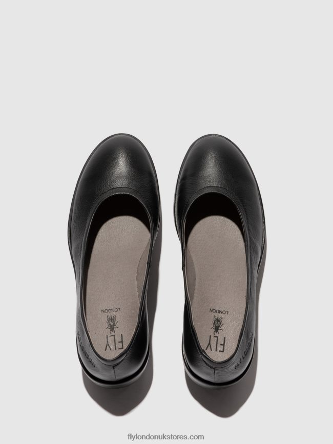 Slip-on Shoes NUMA570 Women Fly London 4V24RT618 MOUSSE BLACK