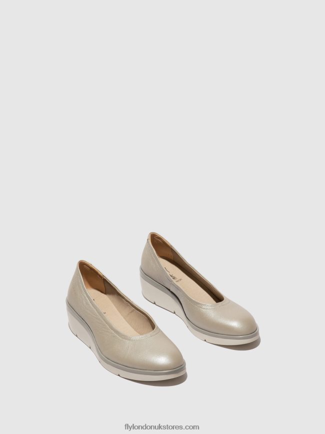 Slip-on Shoes NUMA570 Women Fly London 4V24RT633 SILVER