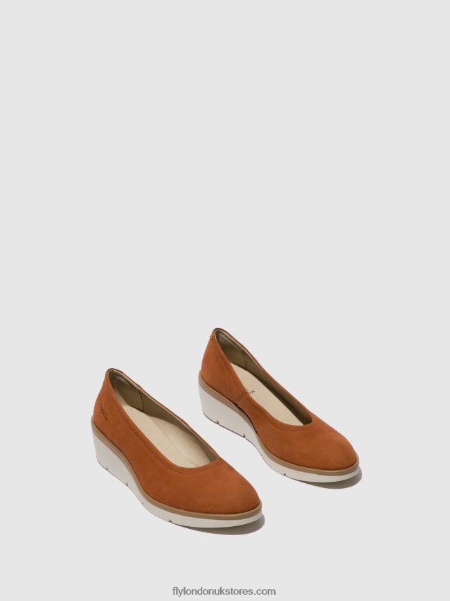 Slip-on Shoes NUMA570 Women Fly London 4V24RT634 TAN