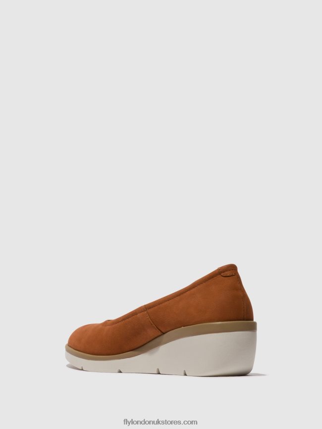 Slip-on Shoes NUMA570 Women Fly London 4V24RT634 TAN