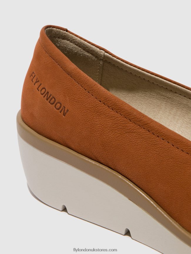 Slip-on Shoes NUMA570 Women Fly London 4V24RT634 TAN