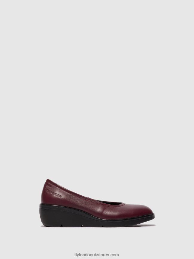 Slip-on Shoes NUMA570 Women Fly London 4V24RT670 BORDEAUX