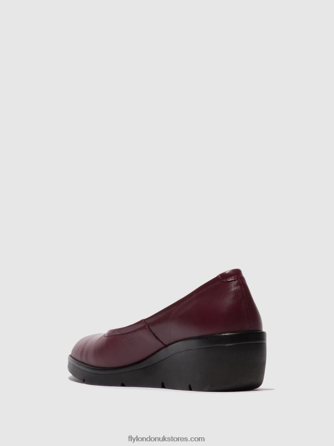 Slip-on Shoes NUMA570 Women Fly London 4V24RT670 BORDEAUX