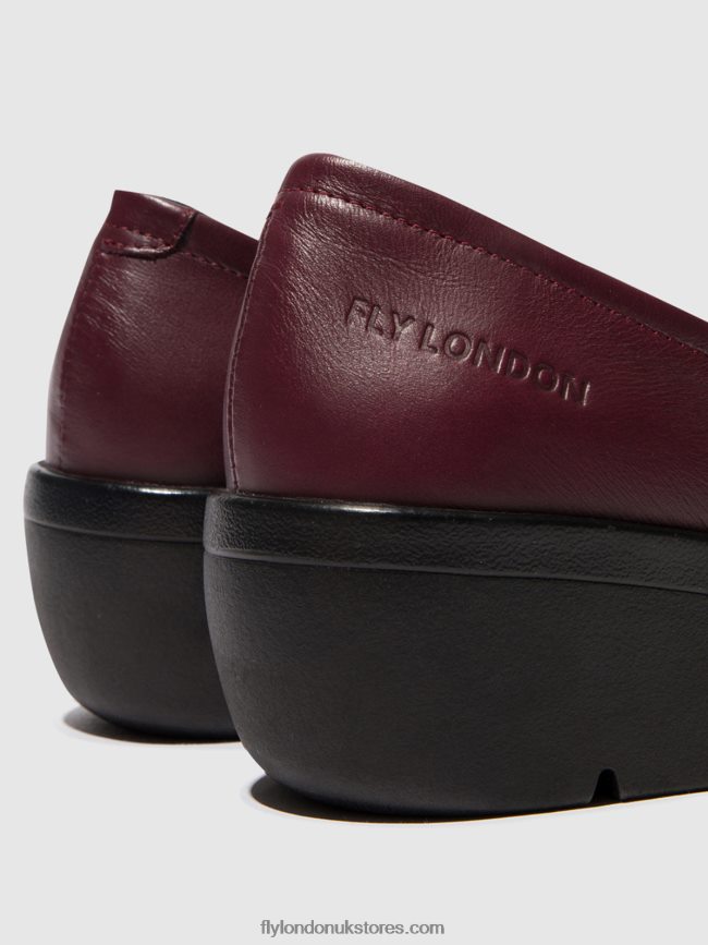 Slip-on Shoes NUMA570 Women Fly London 4V24RT670 BORDEAUX