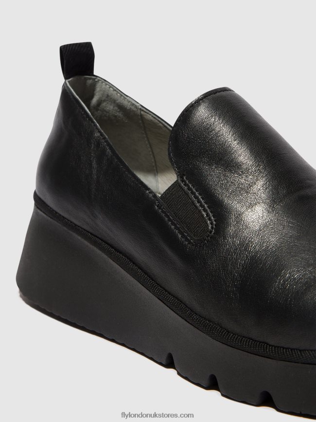 Slip-on Shoes PECE406 Women Fly London 4V24RT664 BLACK