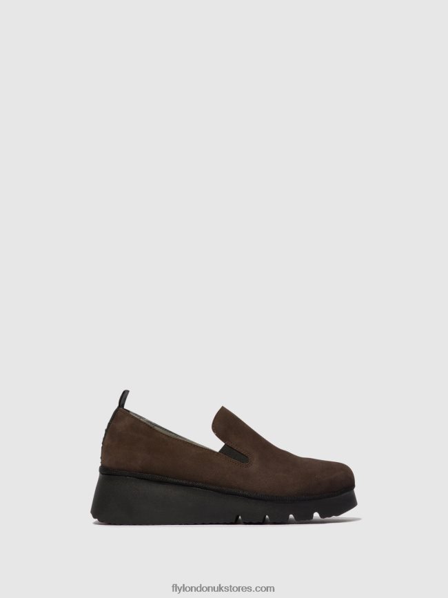 Slip-on Shoes PECE406 Women Fly London 4V24RT667 DK. TAUPE