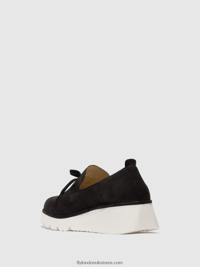 Slip-on Shoes POPI436 Women Fly London 4V24RT635 BLACK