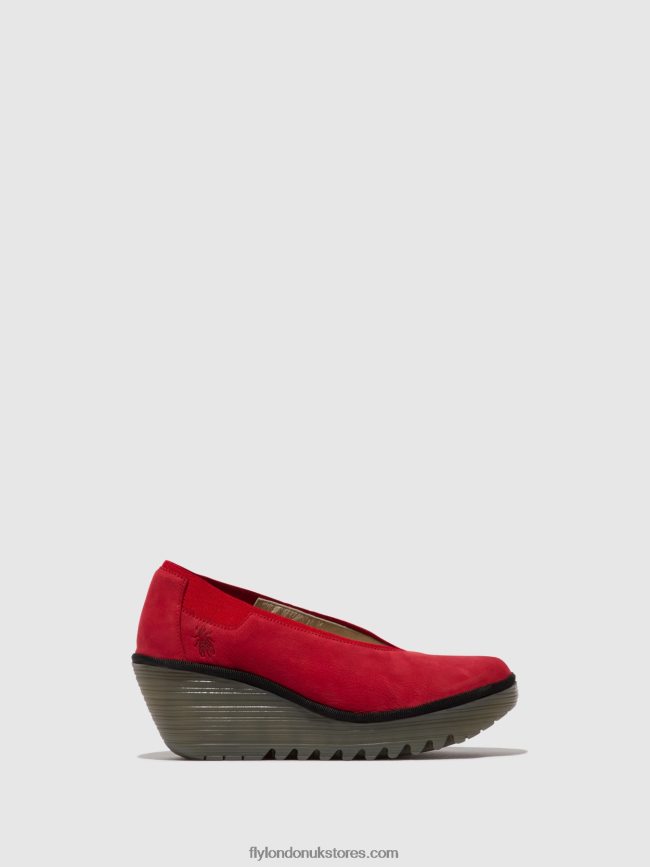 Slip-on Shoes YOZA438 Women Fly London 4V24RT625 LIPSTICK RED