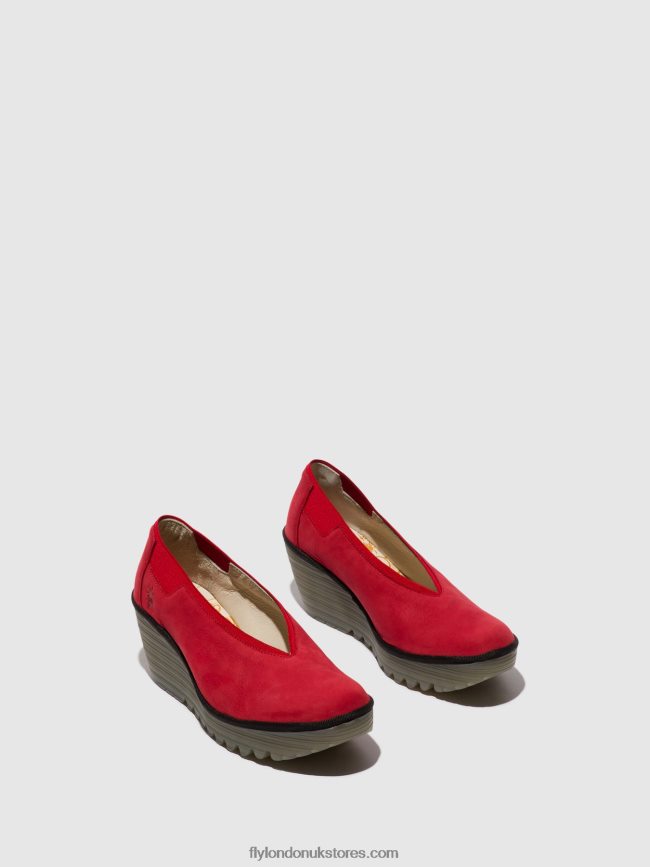 Slip-on Shoes YOZA438 Women Fly London 4V24RT625 LIPSTICK RED