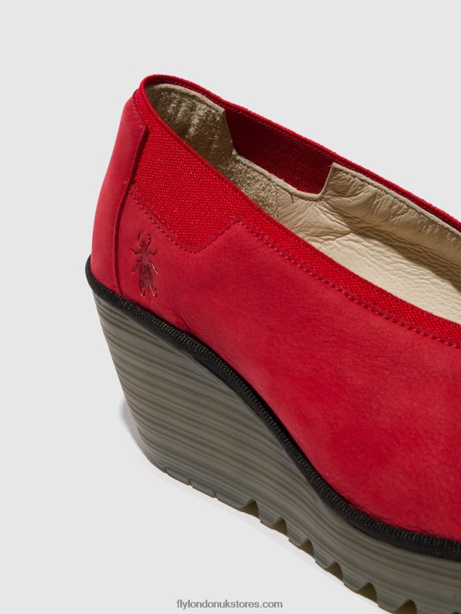 Slip-on Shoes YOZA438 Women Fly London 4V24RT625 LIPSTICK RED