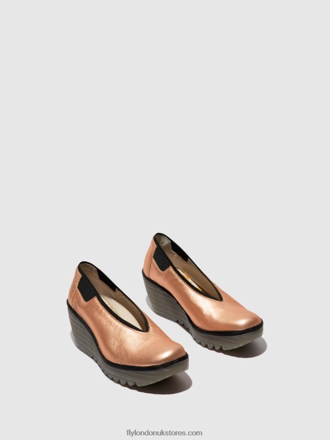 Slip-on Shoes YOZA438 Women Fly London 4V24RT628 BLUSH GOLD