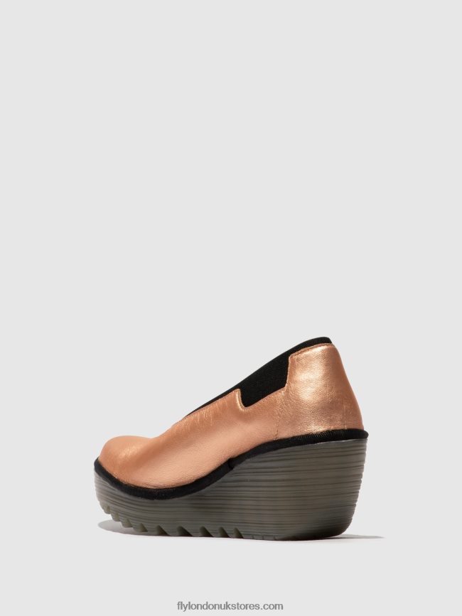 Slip-on Shoes YOZA438 Women Fly London 4V24RT628 BLUSH GOLD