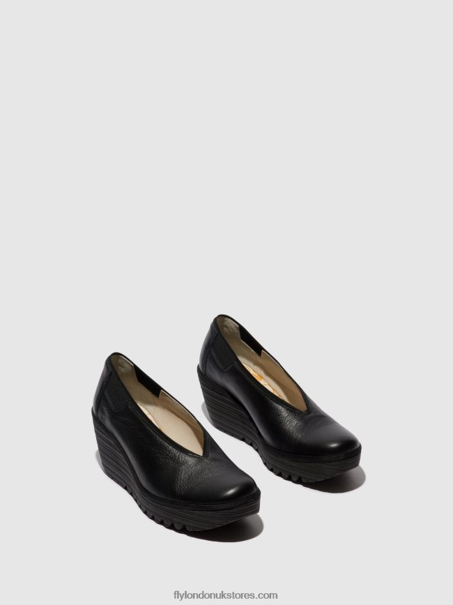 Slip-on Shoes YOZA438 Women Fly London 4V24RT630 BLACK