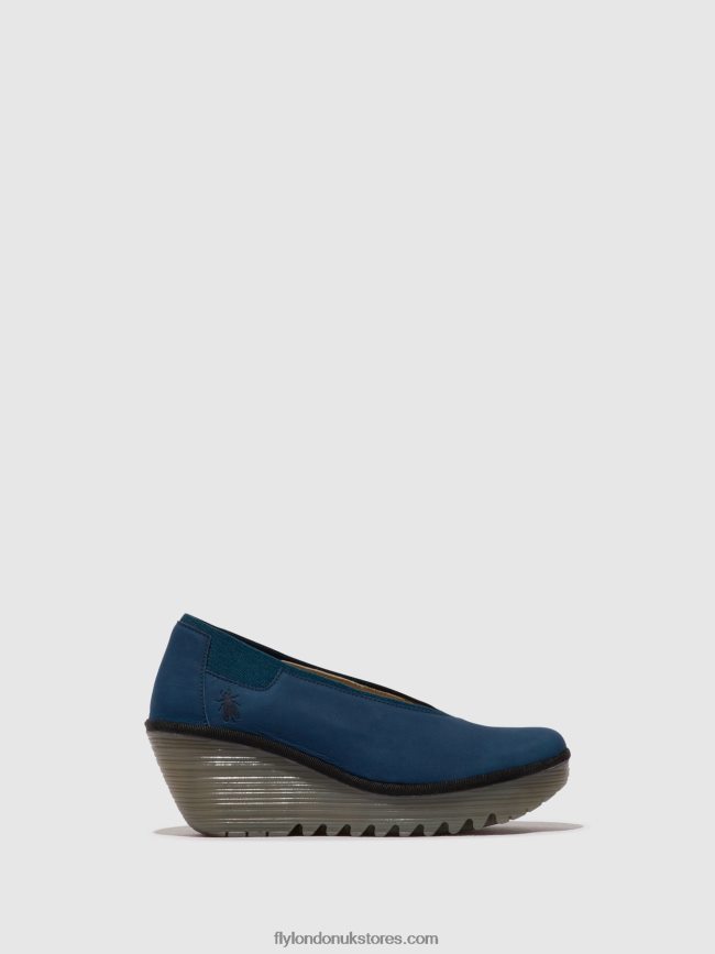 Slip-on Shoes YOZA438 Women Fly London 4V24RT631 BLUE