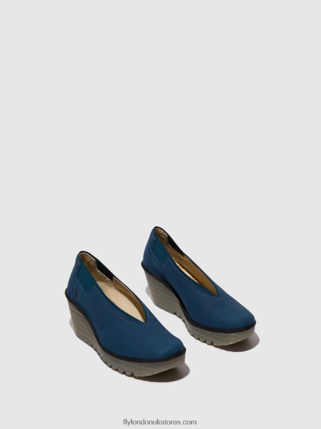 Slip-on Shoes YOZA438 Women Fly London 4V24RT631 BLUE