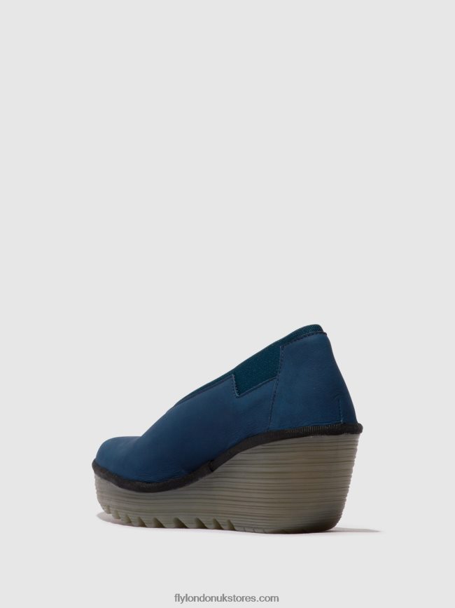 Slip-on Shoes YOZA438 Women Fly London 4V24RT631 BLUE