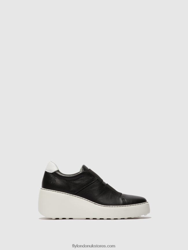 Elasticated Trainers DITO581 Women Fly London 4V24RT730 BLACK