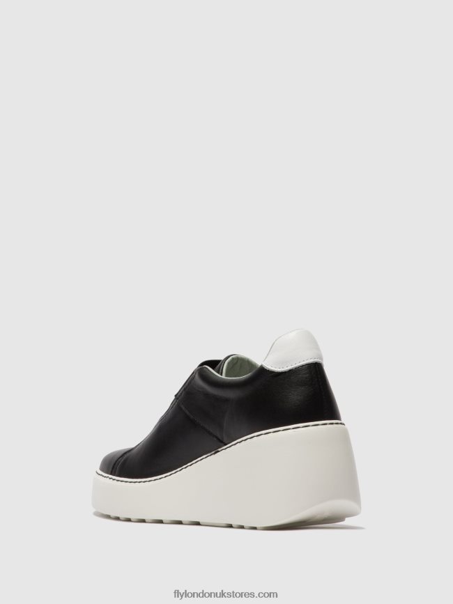 Elasticated Trainers DITO581 Women Fly London 4V24RT730 BLACK