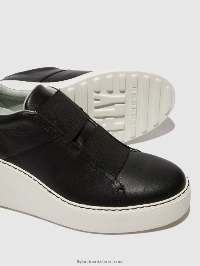 Elasticated Trainers DITO581 Women Fly London 4V24RT730 BLACK