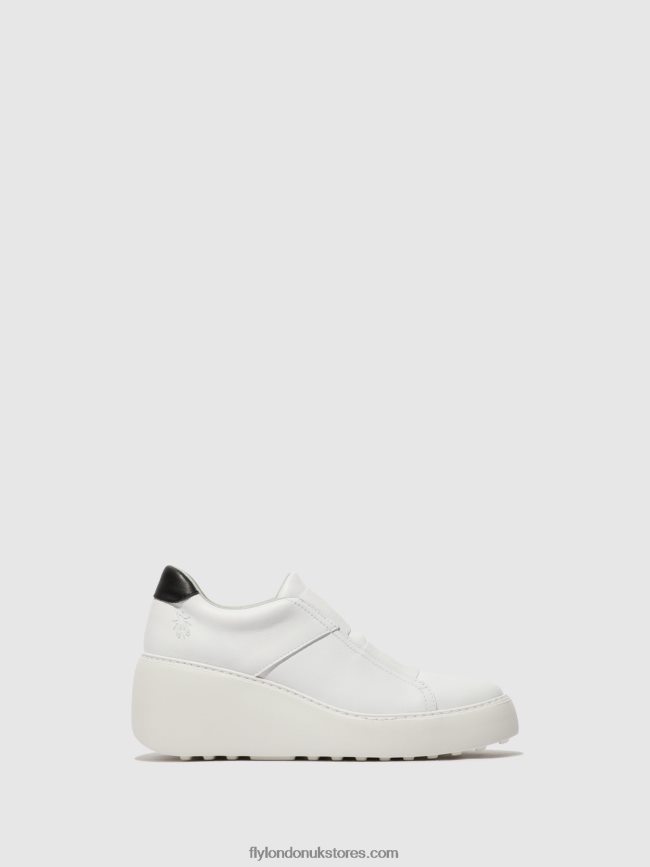 Elasticated Trainers DITO581 Women Fly London 4V24RT732 WHITE