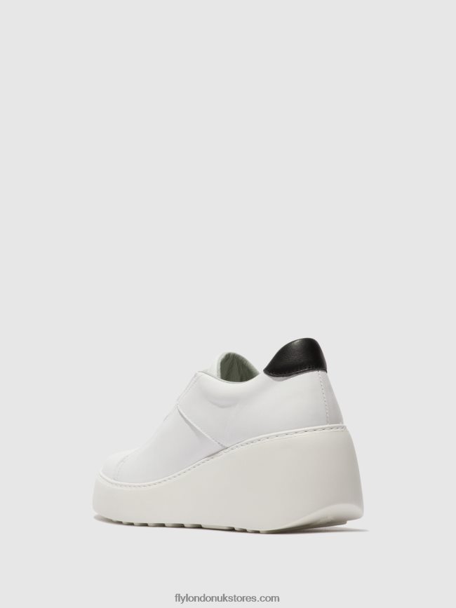 Elasticated Trainers DITO581 Women Fly London 4V24RT732 WHITE