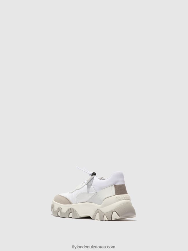 Elasticated Trainers FIAN634 Women Fly London 4V24RT769 MULTI OFFWHITE