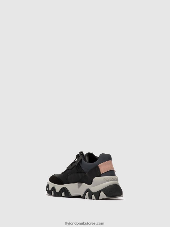 Elasticated Trainers FIAN634 Women Fly London 4V24RT772 MULTI BLACK