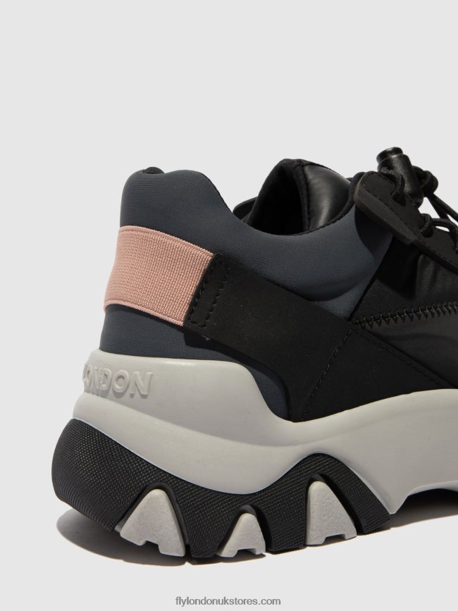 Elasticated Trainers FIAN634 Women Fly London 4V24RT772 MULTI BLACK