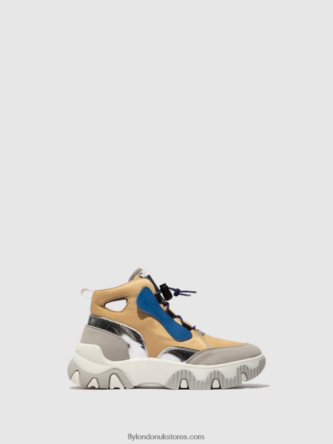 Hi-Top Trainers FENY633 Women Fly London 4V24RT747 PEACH