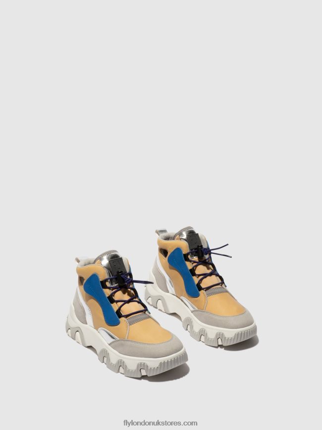 Hi-Top Trainers FENY633 Women Fly London 4V24RT747 PEACH