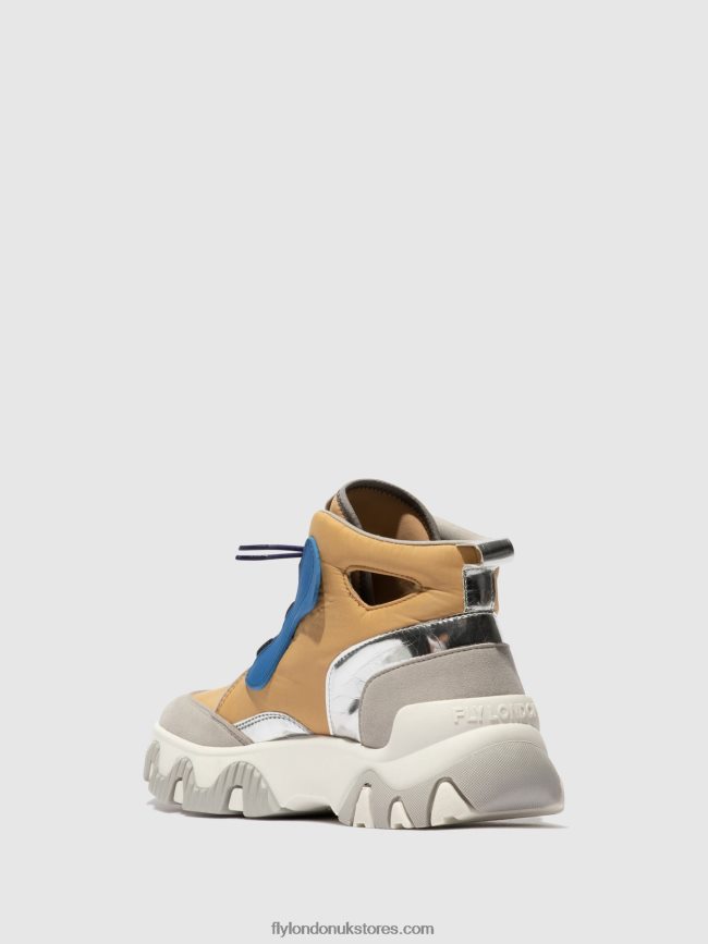 Hi-Top Trainers FENY633 Women Fly London 4V24RT747 PEACH