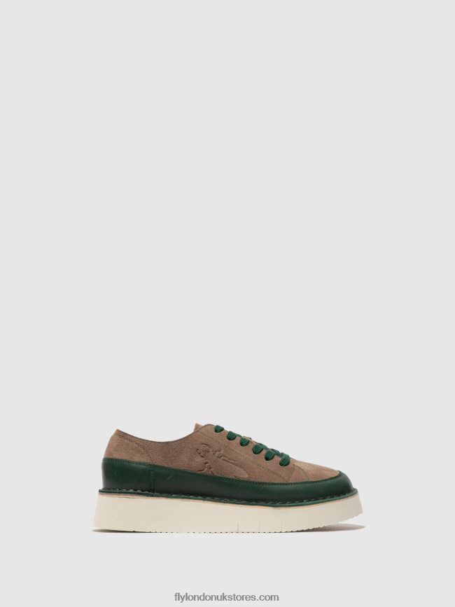 Lace-up Trainers CUDA099 Women Fly London 4V24RT719 PETROL/STONE