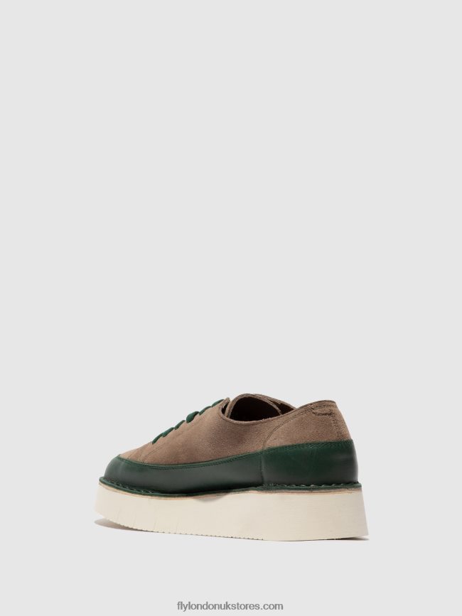 Lace-up Trainers CUDA099 Women Fly London 4V24RT719 PETROL/STONE