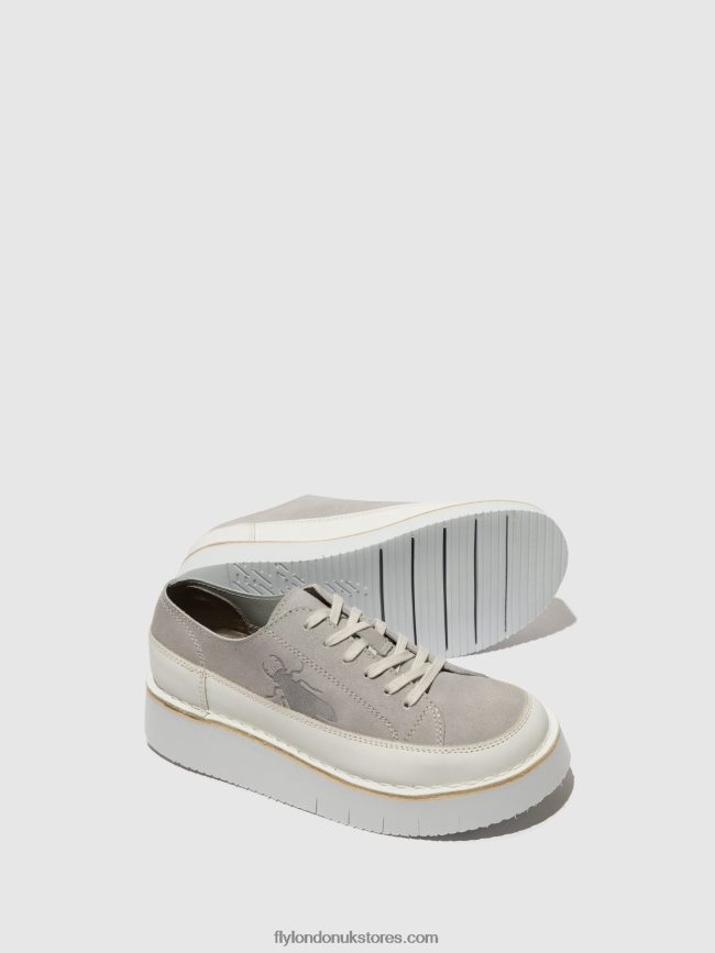 Lace-up Trainers CUDA099 Women Fly London 4V24RT723 OFFWHITE/CLOUD