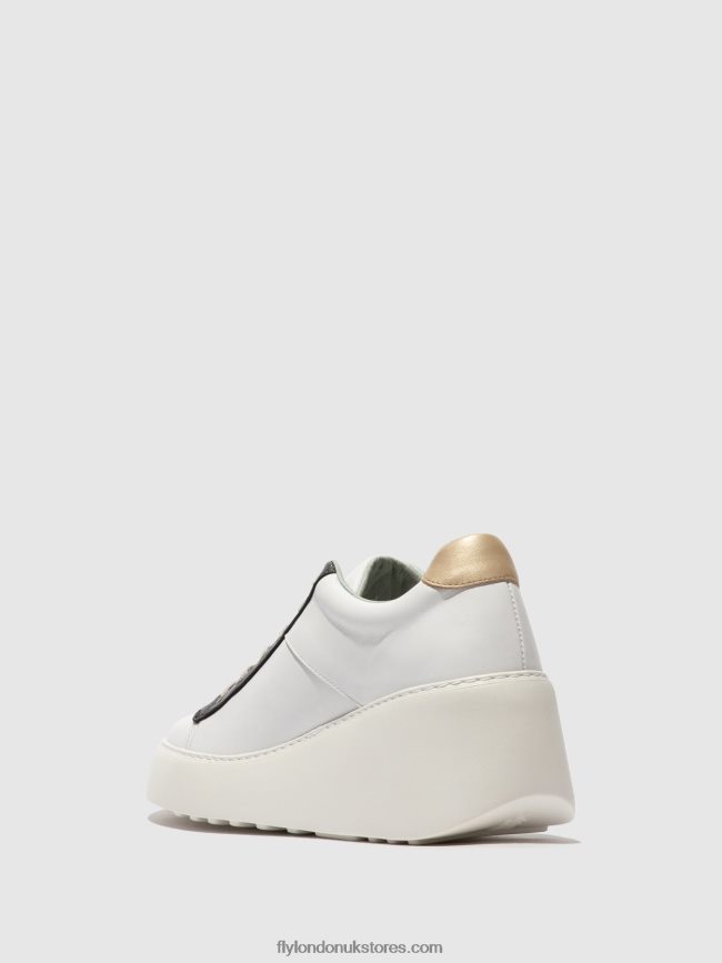 Lace-up Trainers DELF580 Women Fly London 4V24RT718 WHITE/GRAPHITE/MYNT