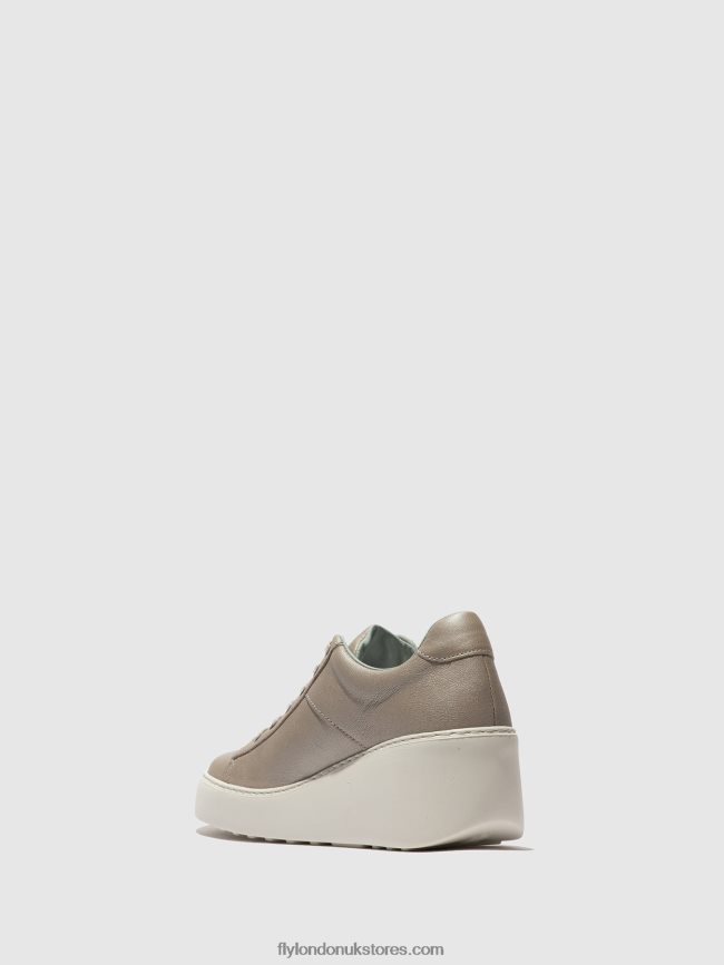Lace-up Trainers DELF580 Women Fly London 4V24RT720 SILVER