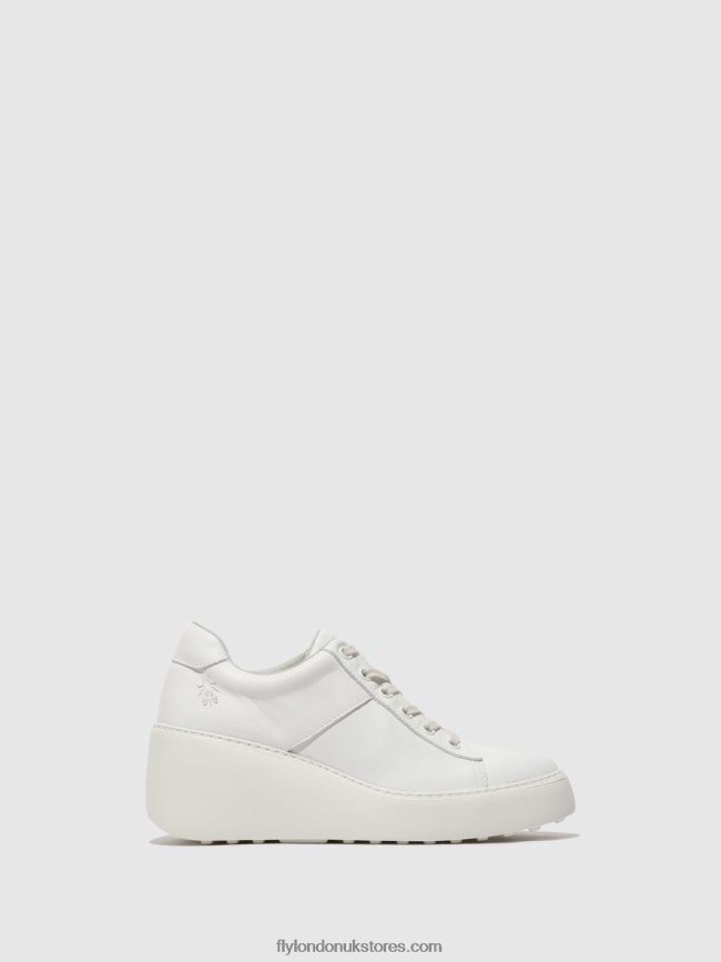 Lace-up Trainers DELF580 Women Fly London 4V24RT721 WHITE