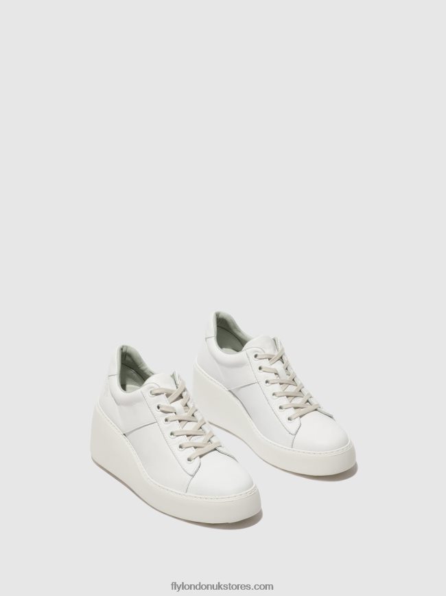Lace-up Trainers DELF580 Women Fly London 4V24RT721 WHITE