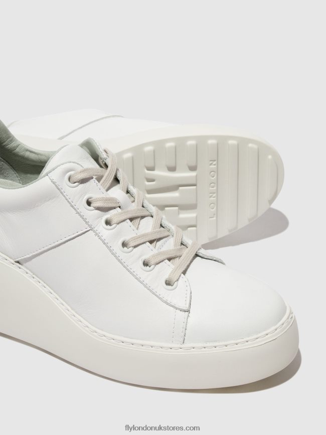 Lace-up Trainers DELF580 Women Fly London 4V24RT721 WHITE