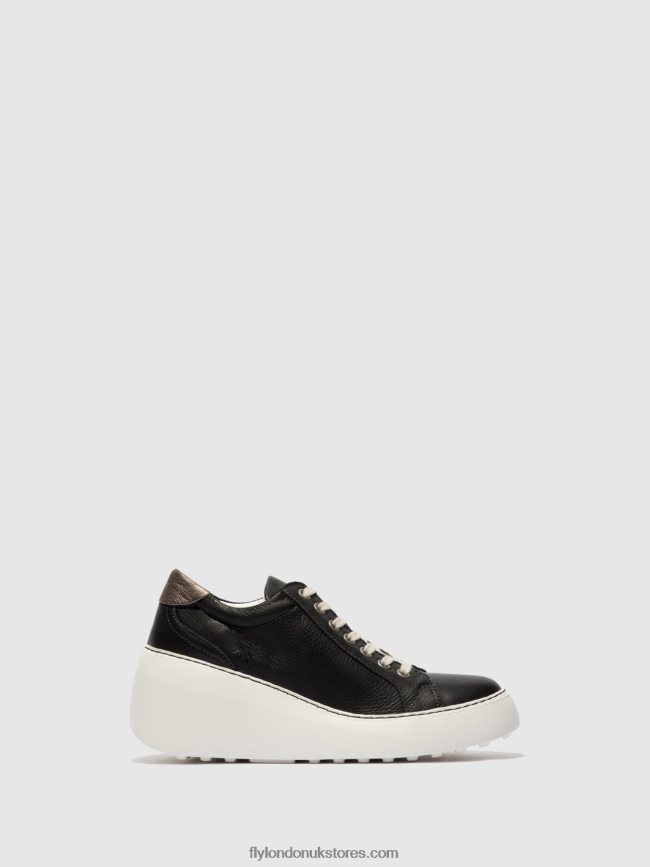 Lace-up Trainers DILE450 BRITO Women Fly London 4V24RT770 BLACK