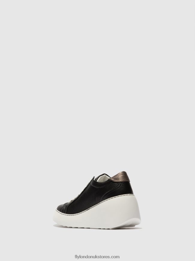 Lace-up Trainers DILE450 BRITO Women Fly London 4V24RT770 BLACK