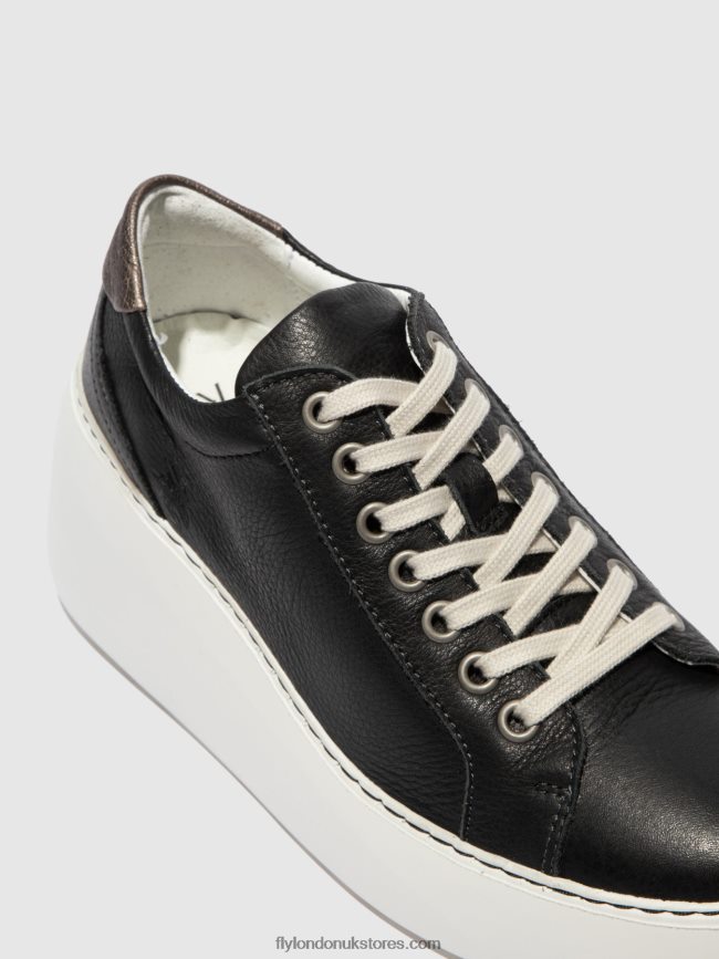 Lace-up Trainers DILE450 BRITO Women Fly London 4V24RT770 BLACK