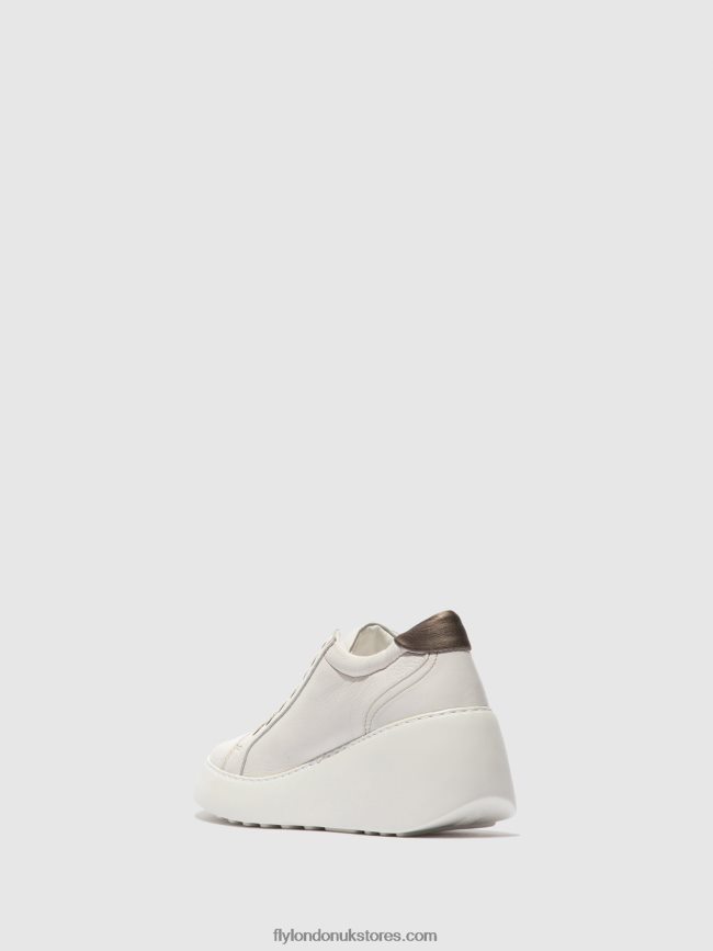 Lace-up Trainers DILE450 Women Fly London 4V24RT768 BRITO WHITE