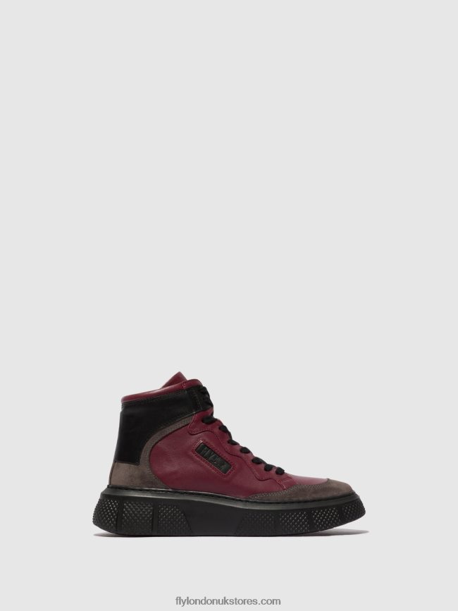 Lace-up Trainers EPPE531 Women Fly London 4V24RT734 GREY/WINE/BLACK