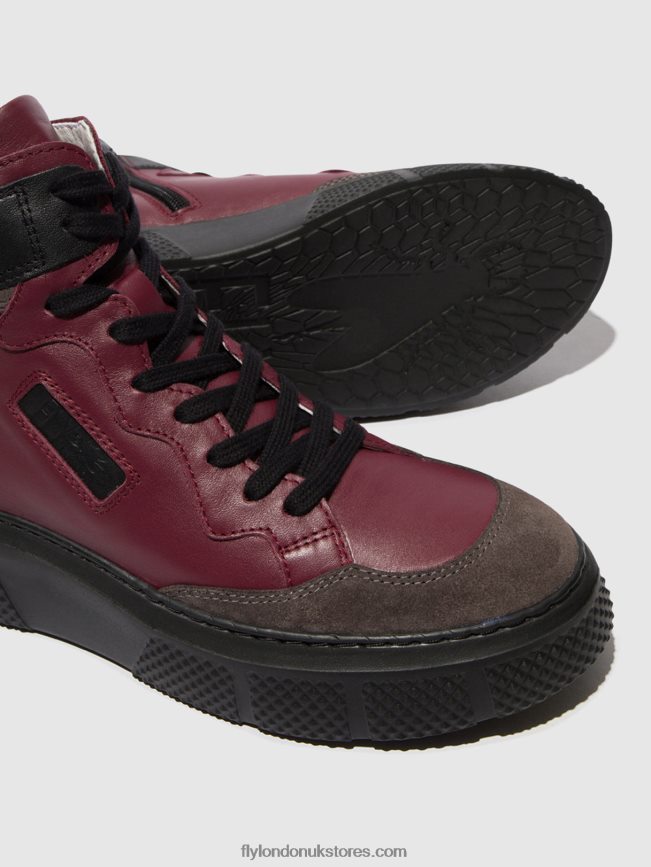 Lace-up Trainers EPPE531 Women Fly London 4V24RT734 GREY/WINE/BLACK