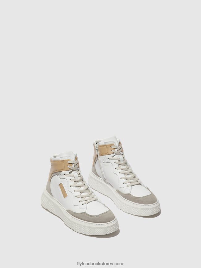 Lace-up Trainers EPPE531 Women Fly London 4V24RT735 CONCRETE/WHITE/BEIGE